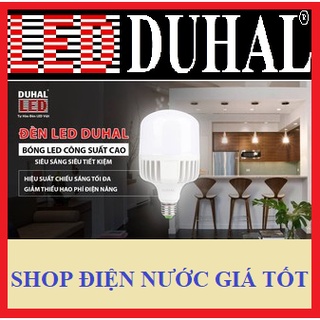 Bóng đèn led trụ cao cấp duhal 20w 30w 40w thân nhôm - kbnl