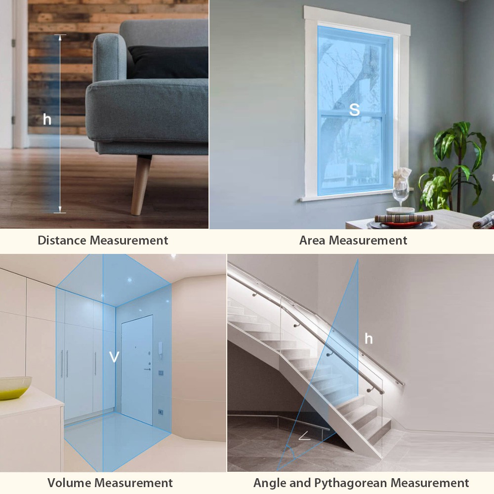 Thiết Bị Dò Tìm Khoảng Cách Nhanh Cầm Tay Xiaomi DUKA Laser LS-P Với Độ Chính Xác Cao 40M