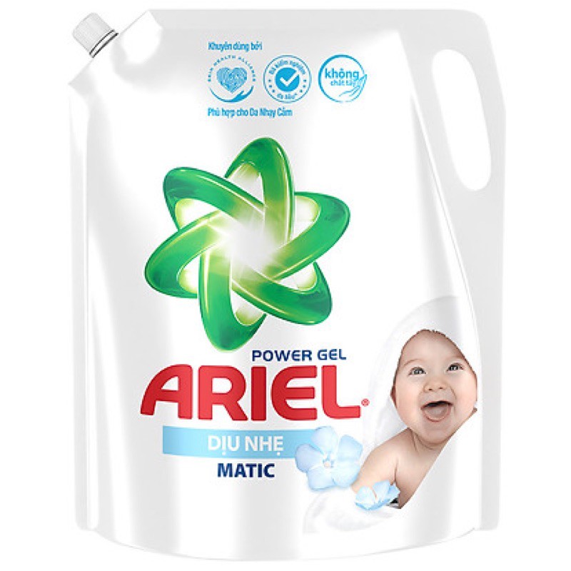 [CHỈ GIAO HỎA TỐC] NƯỚC GIẶT ARIEL MATIC DỊU NHẸ 3,25KG