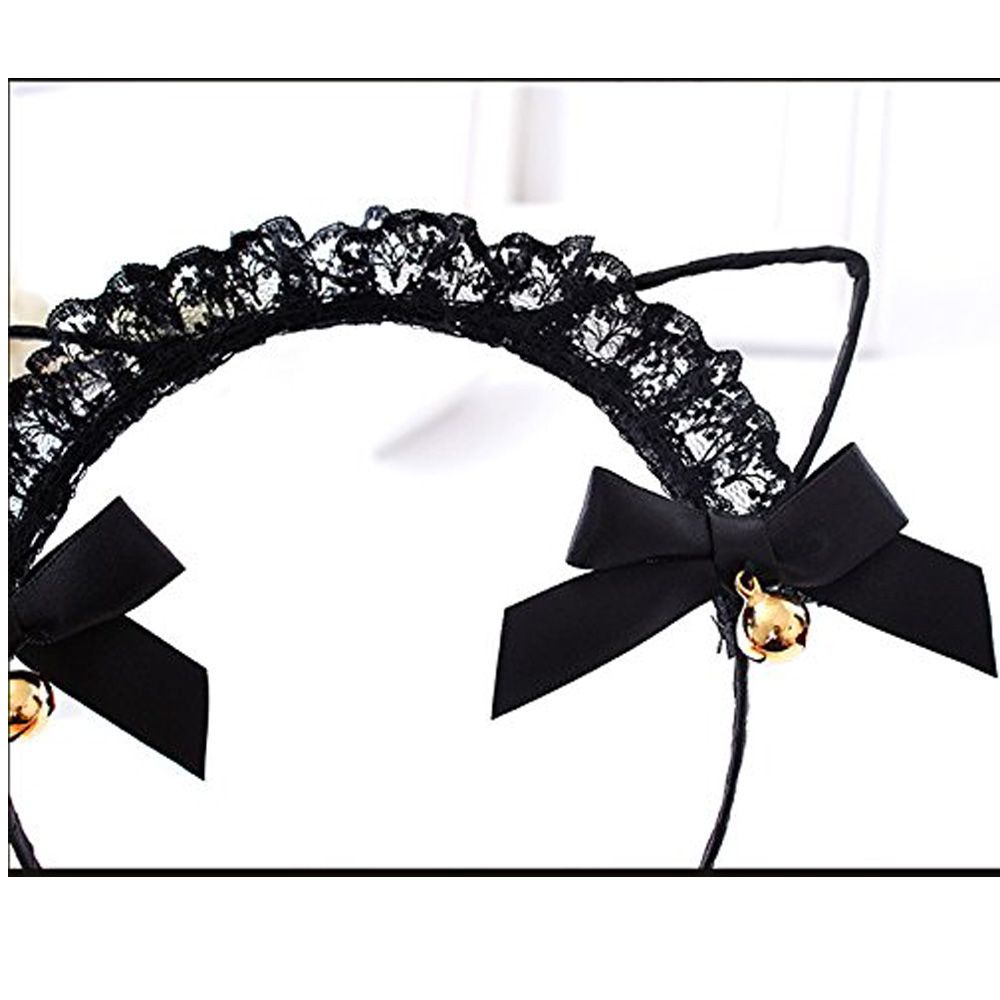 Băng Đô Tai Mèo Hóa Trang Halloween Quyến Rũ Cho Nữ