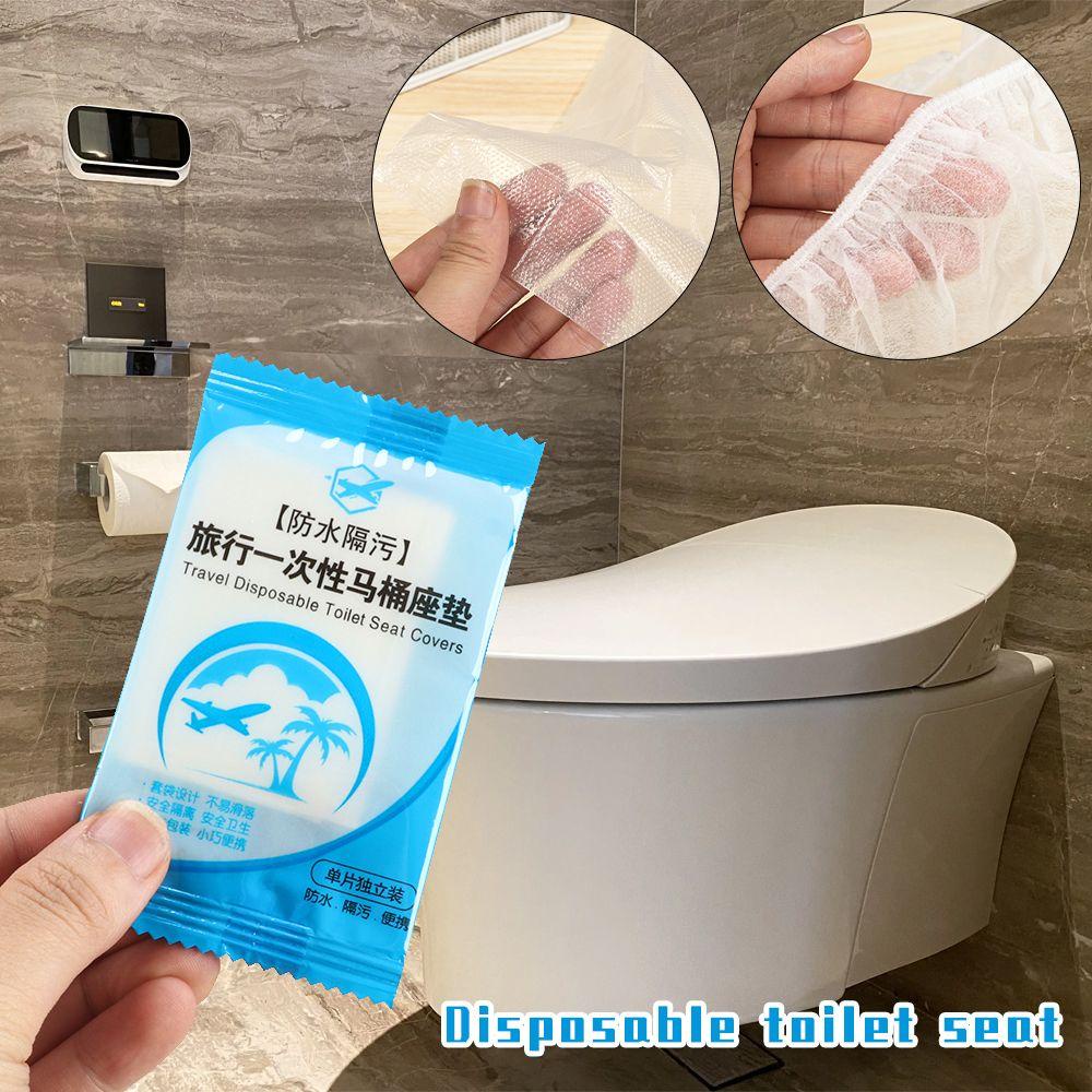 GOGOUP Vỏ Bọc Bệ Ngồi Toilet Bằng Vải Không Dệt An Toàn Cho Phòng Tắm Khách Sạn