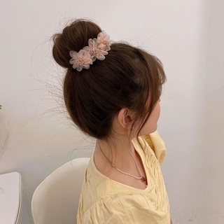 Dụng Cụ Búi Tóc Đính Hoa Vải Cho Nữ (xả kho)