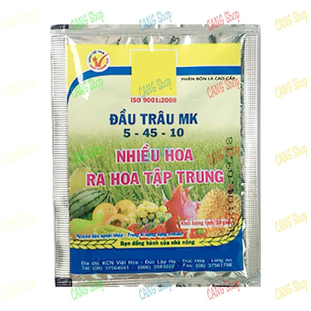 GÓI 10 GRAM - PHÂN BÓN LÁ ĐẦU TRÂU   RA HOA MK 5-45-10 -   SỰ RA HOA CỦA CÂY TRỒNG- TĂNG CƯỜNG NĂNG SUẤT VÀ CHẤT LƯỢNG