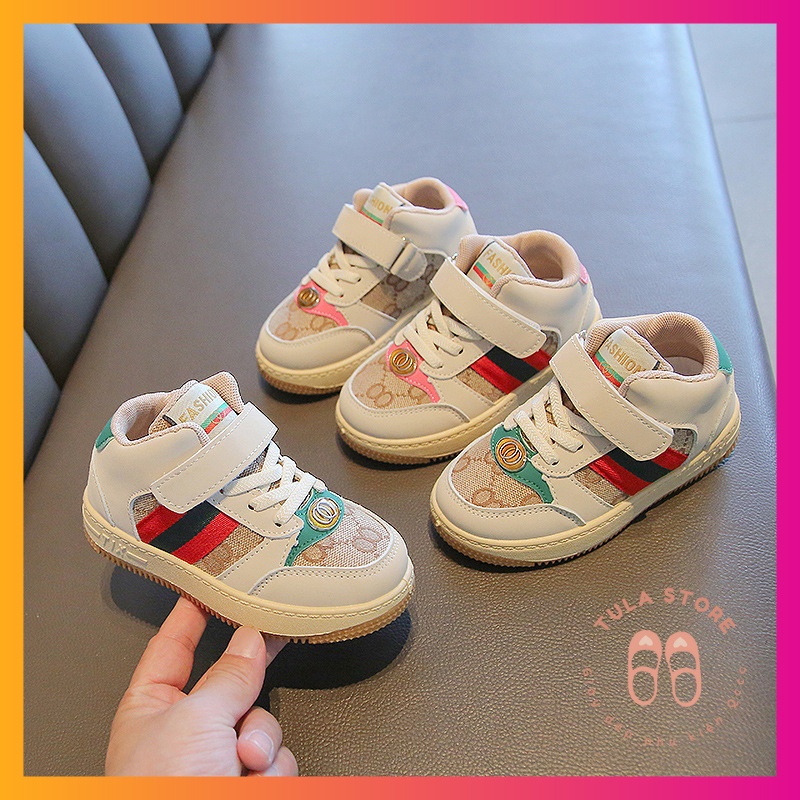 Giày thể thao cao cổ bé trai bé gái 1-4 tuổi, sneaker GC thời trang siêu nhẹ đế mềm 2777 Tulastore