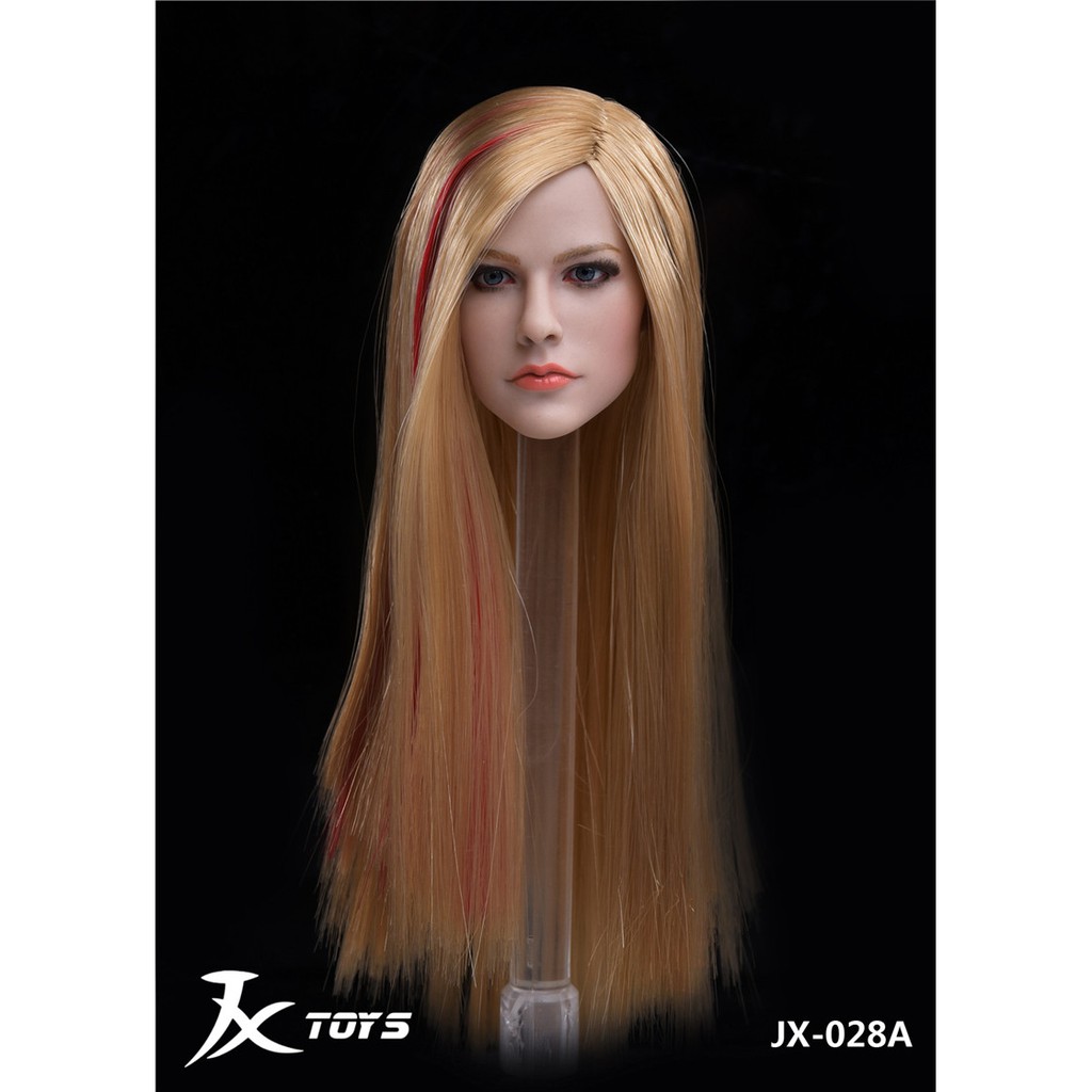 Mô hình đầu head Arvil Lavigne JXTOYS-028  1/6, 12 inch - Custom Figure