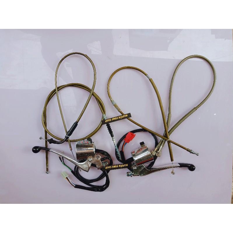 Cùm công tắc xe 67 full dây gắn