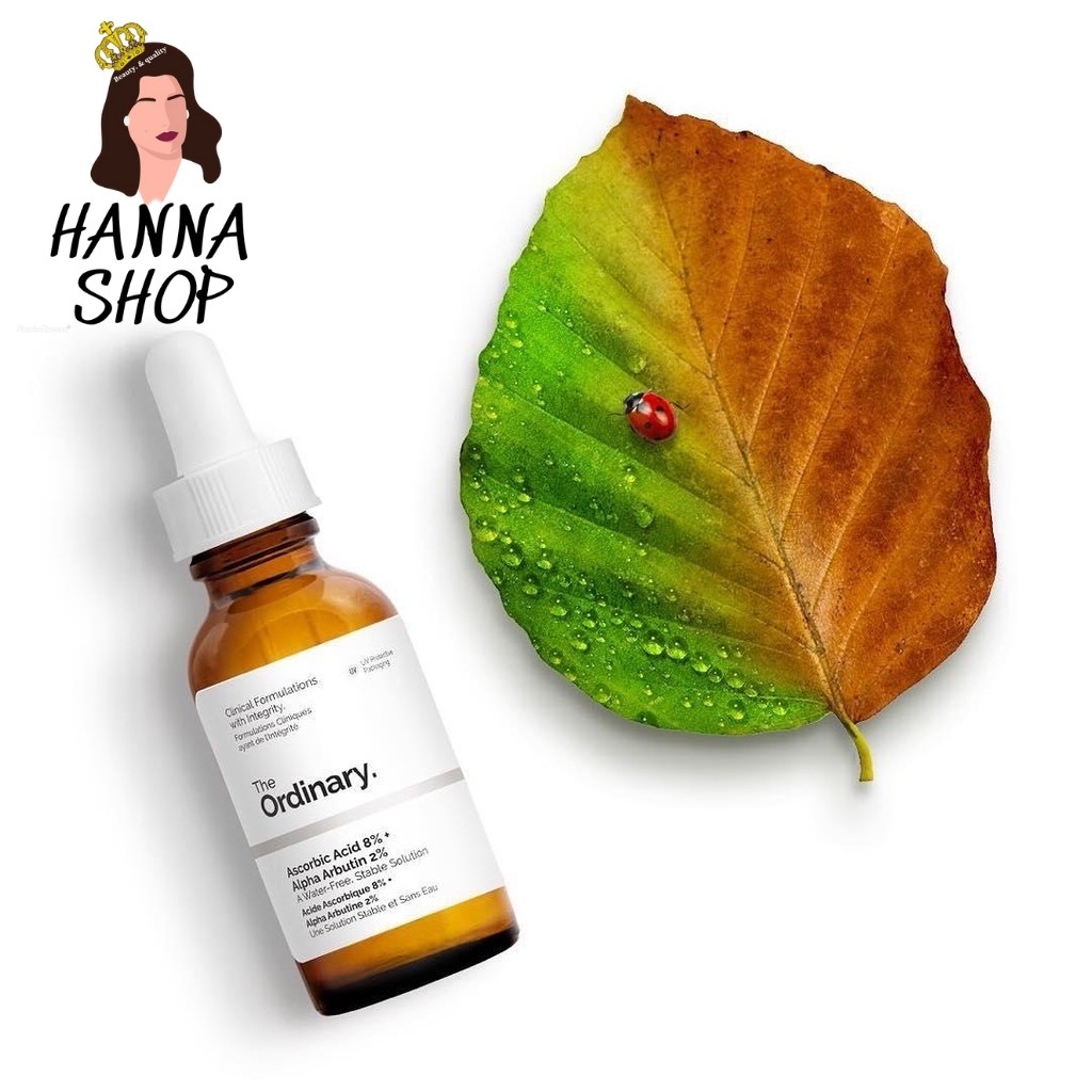 [Freeship]⚡️ Serum sáng da Vitamin C - Ascorbic Acid 8% + Alpha Arbutin 2% - The Ordinary (nhập khẩu)