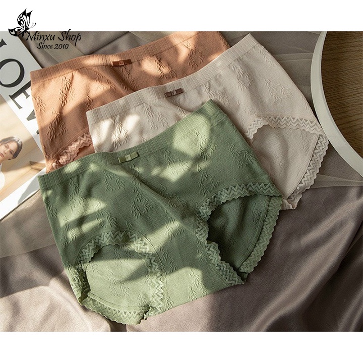 Quần lót nữ cotton co giãn 4 chiều tạo form đẹp nhiều màu, kháng khuẩn Minxu shop 031