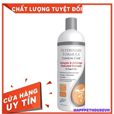Sữa tắm Veterinary Formula Tím chuyên giảm nhờn gàu ghẻ cho thú cưng chó mèo