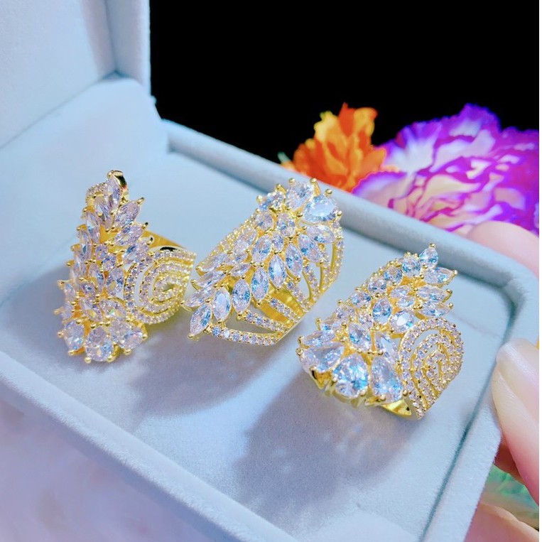 Nhẫn Nữ Con Công Vàng - Mẫu Đẹp - Độc - Lạ - Giống Thật 99% HN3105023 - Đeo Đi Tiệc Lên Hình Cực Sang