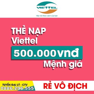 Thẻ cào Viettel 500k