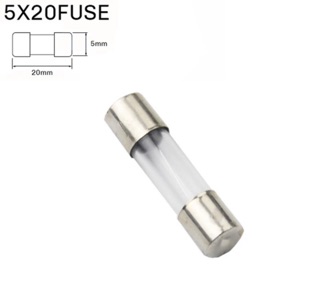 Combo 100 chiếc cầu chì ống 5x20mm - 250V 1A 2A 3A 5A 6A 8A 10 15A 20A - Hộp 100 cái - Lakisan