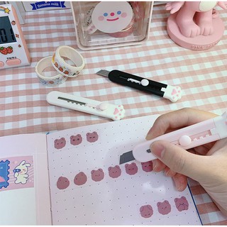 DAO RỌC GIẤY MINI HÌNH CHÂN MÈO