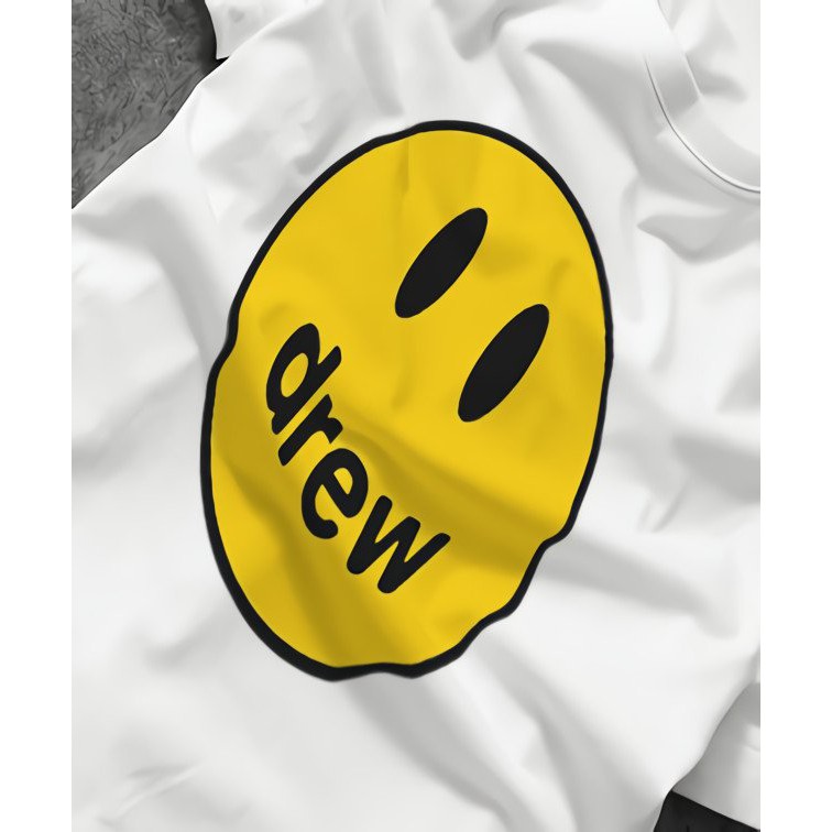 Áo thun tay lỡ D.REW FACE phông Unisex nam nữ Cotton oversize form rộng LUNACY TB06 | BigBuy360 - bigbuy360.vn