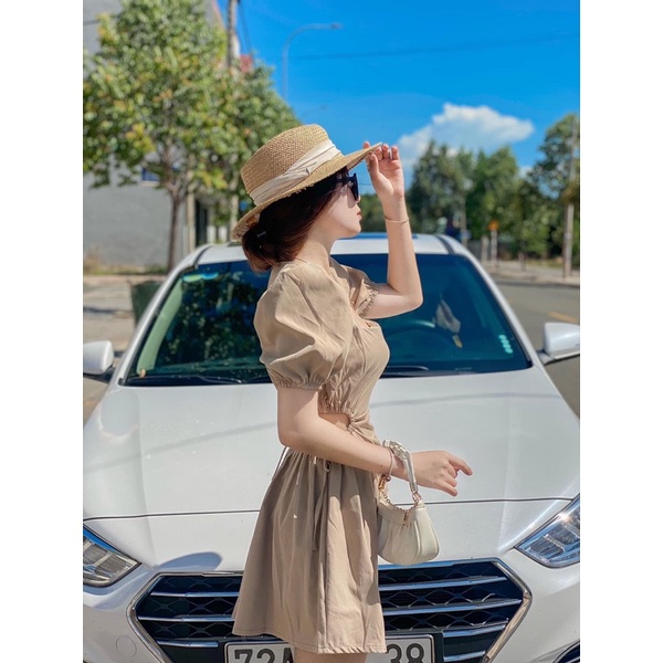 Đầm babydoll khoét eo 208 | BigBuy360 - bigbuy360.vn