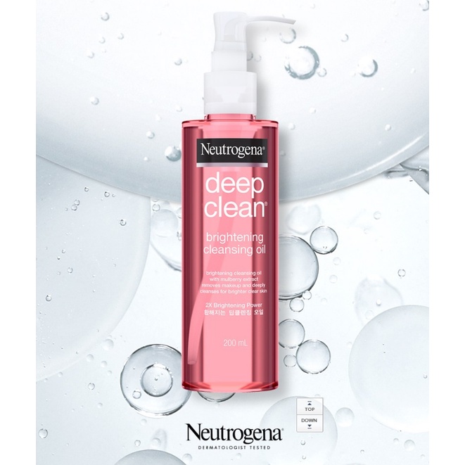 Dầu Tẩy Trang Neutrogena Làm Sạch Sâu Làm Sáng Da 200ml