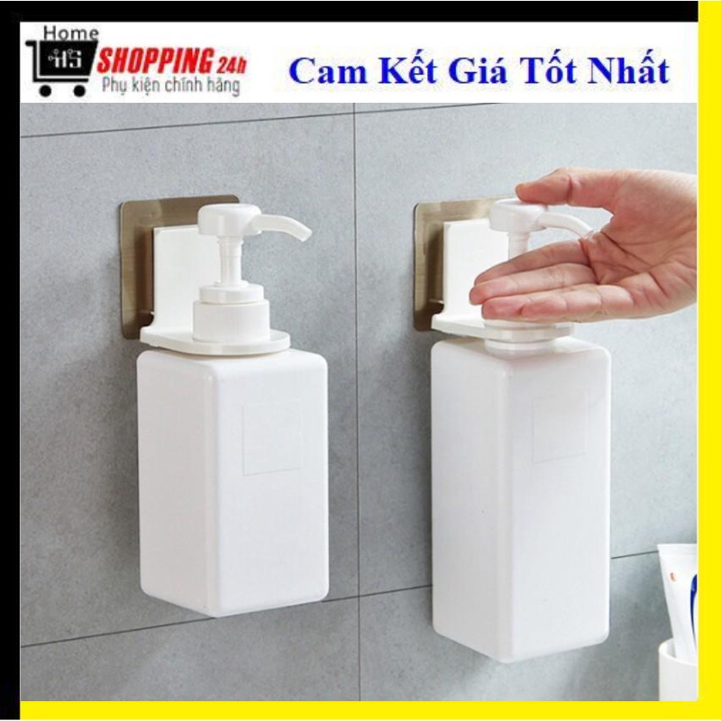 Giá treo cổ chai dầu gội, sữa tắm, nước rửa tay - Gắn tường nhà tắm, bồn rửa tiện dụng