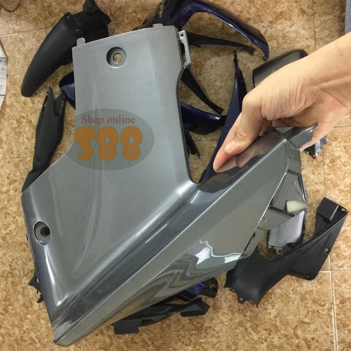 Bộ dàn áo xe WAVE S110 - RS110 đời 2009 đến 2010, nhựa ABS nguyên sinh xanh tím