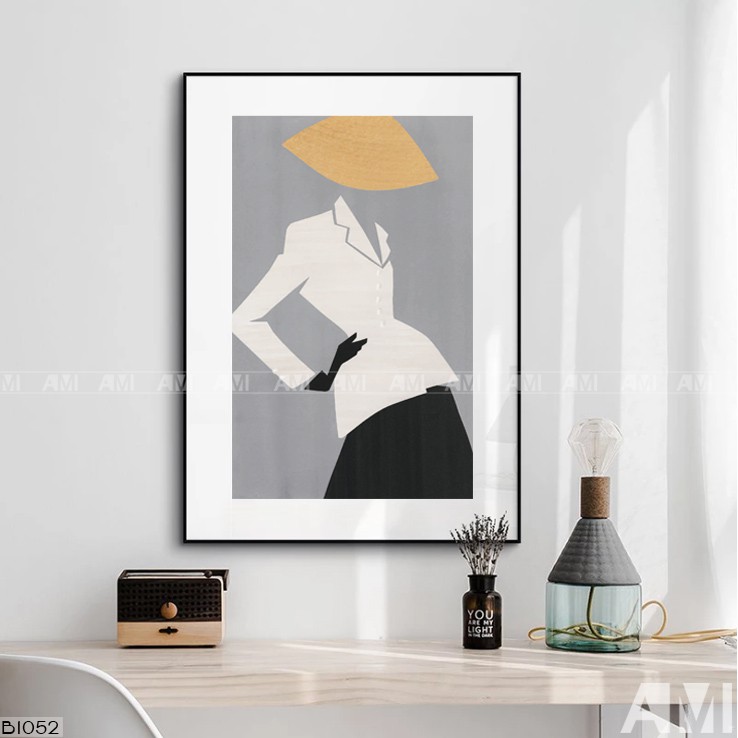 Tranh Canvas Cô Gái Cổ Điển