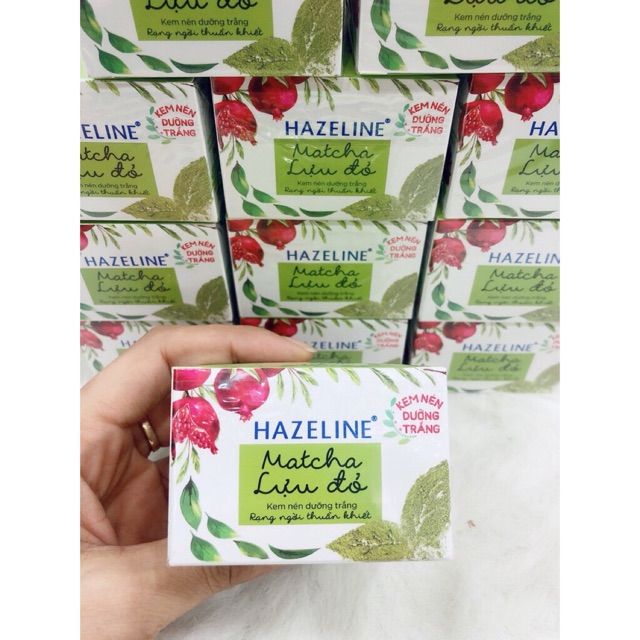 Kem nén dưỡng trắng Hazeline matcha lựu đỏ