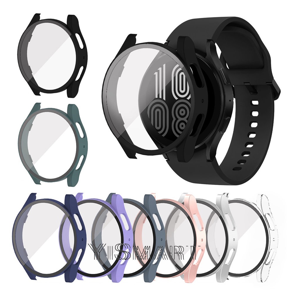 Ốp Lưng CứNg + KíNh CườNg LựC BảO Vệ MàN HìNh Cho Samsung Galaxy Watch 5 4 40mm 44mm