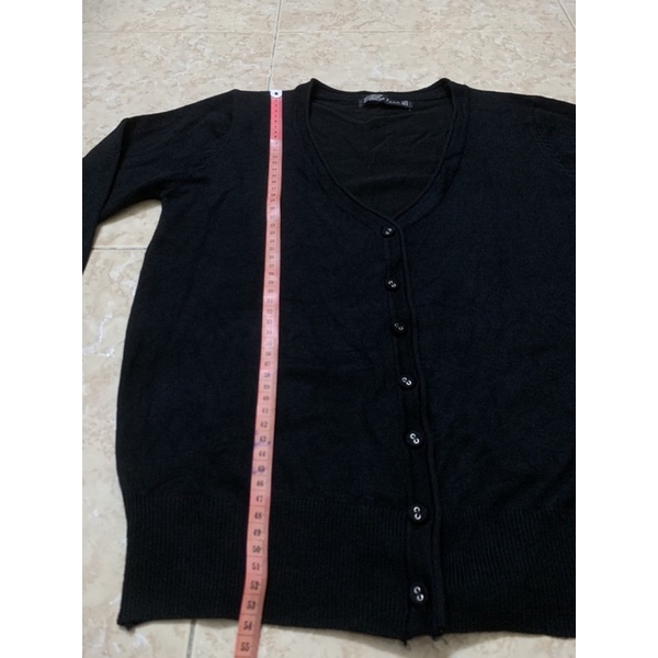 KHOÁC CARDIGAN ĐEN