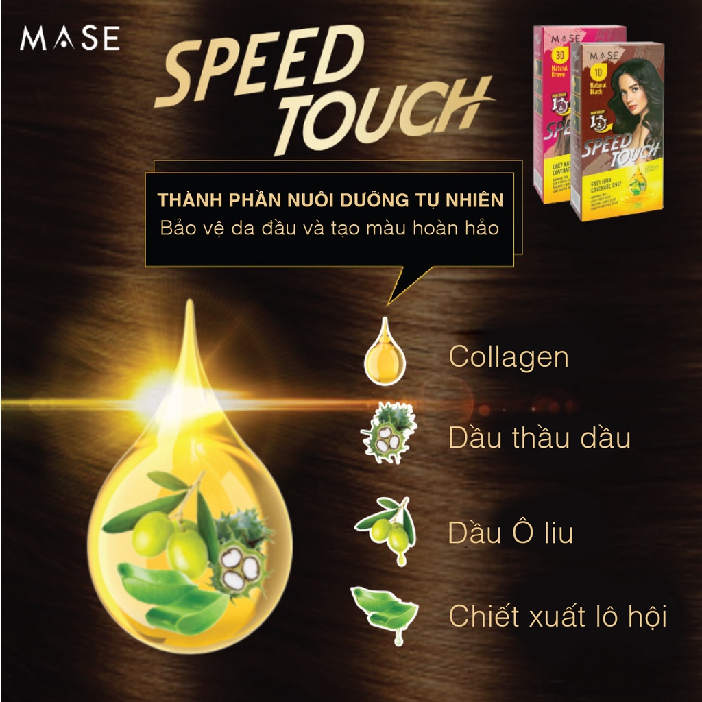 Thuốc Nhuộm Tóc Phủ Bạc Speed Touch 1 Phút