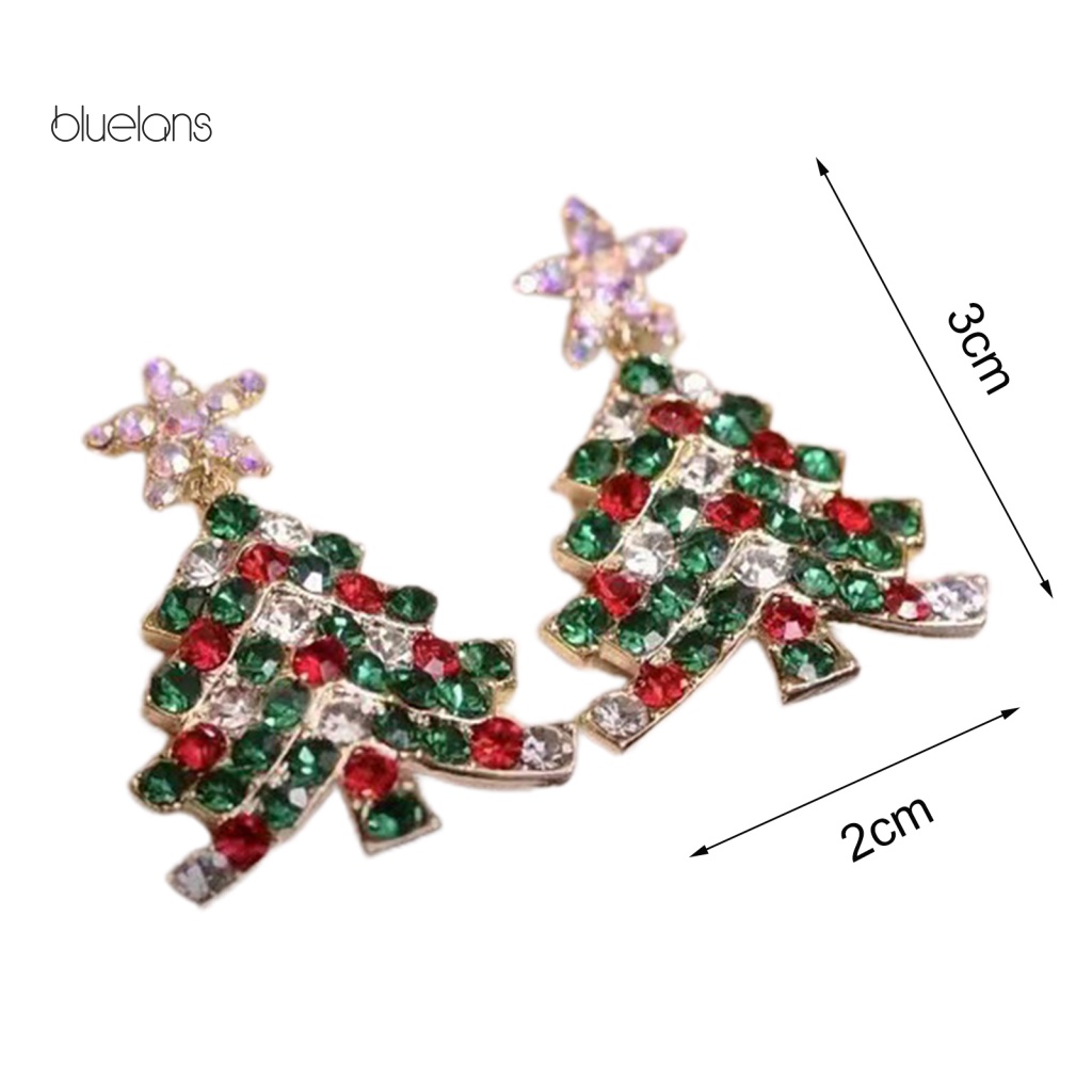 1 Đôi Bông Tai Nữ Đính Đá Zircon Thời Trang