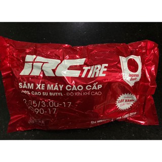 RUỘT XE MÁY IRC BUTYL 2.50-17 & 2.75-17/3.00-17 (90/90-17)