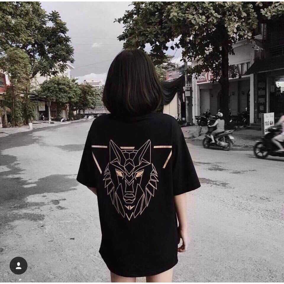 Áo thun nam nữ tay lỡ form rộng màu đen Ha.d.es màu đen cao cấp Freesize 40-65Kg BK57