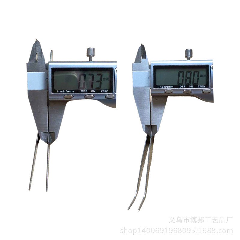 Nhíp kẹp thép không gỉ DIY, màu bạc