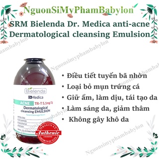 Sữa rửa mặt Bielenda Dr Medica Anti-acne Dermatological Cleansing Emu thumbnail