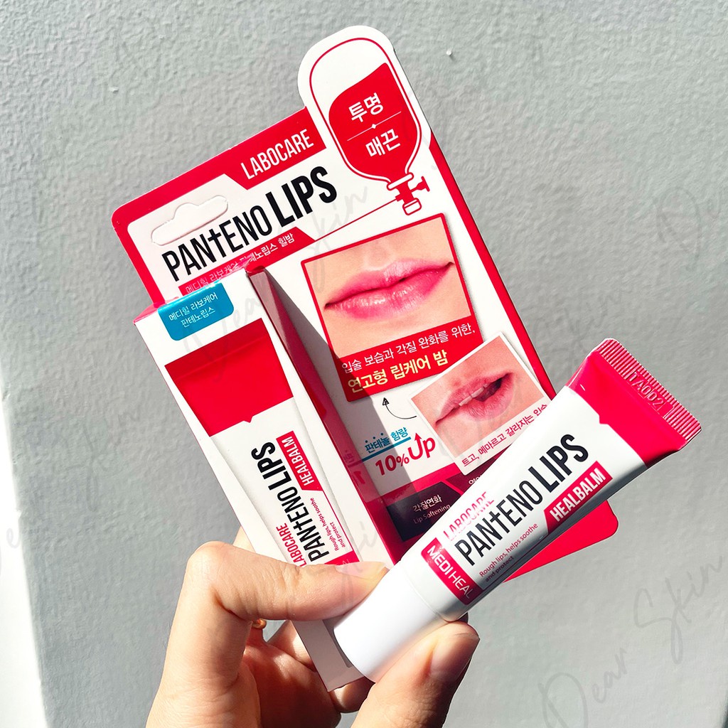 Dưỡng Môi Làm Mờ Sắc Tố, Mềm Môi Mediheal Labocare Panteno Lips màu đỏ