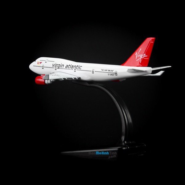 Mô hình máy bay Virgin Atlantic Boeing B747 16cm Everfly