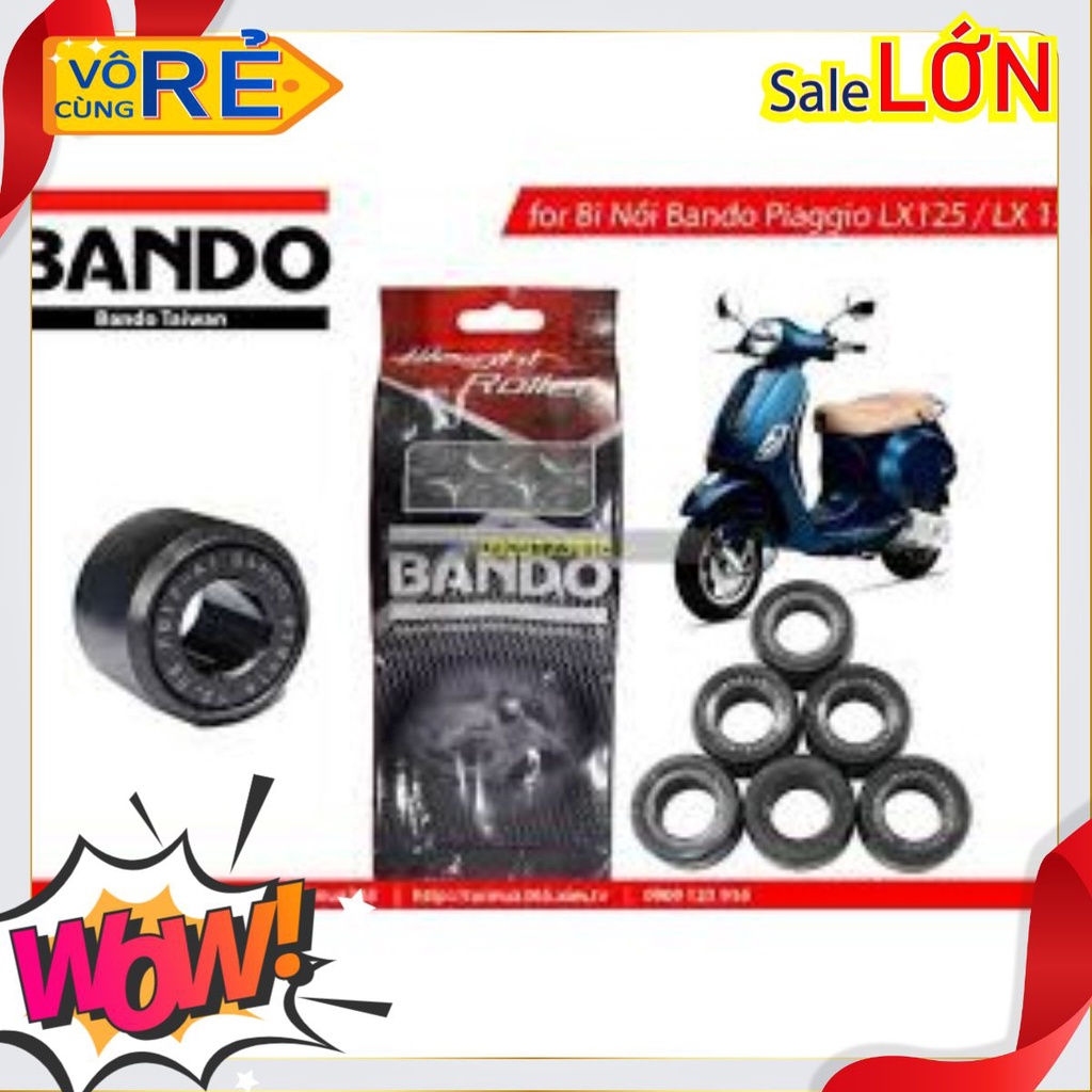 Bi nồi Liberty 2V, Vespa LX 2v 125 150 Bando con lăn 19 17 9