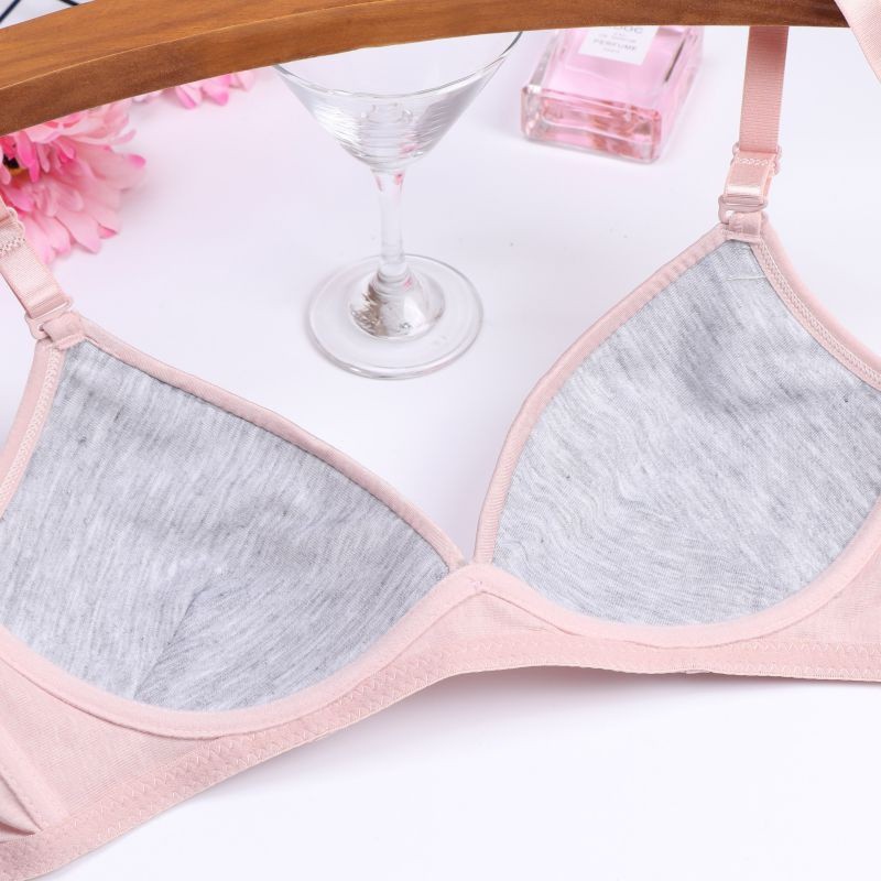 Áo ngực màu trơn không gọng thoải mái cho nữ