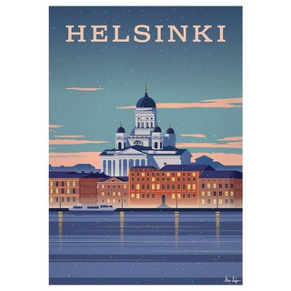 Tranh Thiếc (Poster kim loại) Chủ Đề " Thành Phố Thế Giới"