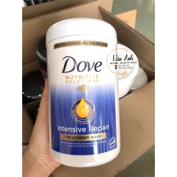 Kem Ủ Dove Phục Hồi Hư Tổn Tóc 500g - 900g