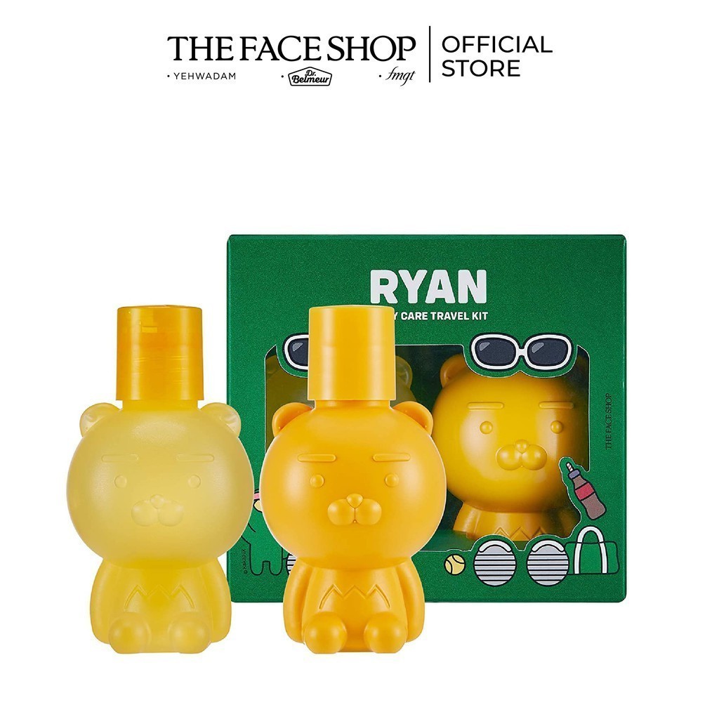 Bộ Dưỡng Body THEFACESHOP Ryan Body Care Travel Kit (Sữa Tắm 60ml, Dưỡng Thể 60ml)(01/05/2022)