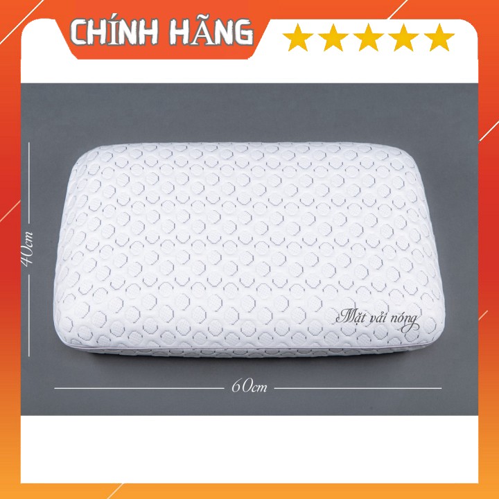 Gối cao su non theo mùa 2 mặt vỏ nóng lạnh Mehome Hàn Quốc 60X40X12cm an toàn chính hãng