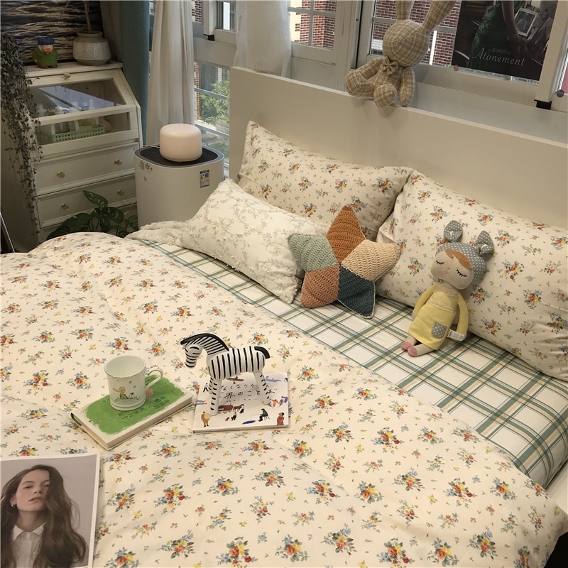 [FREESHIP] Full Bộ Chăn Ga Gối Chất 100% COTTON HOA NHÍ | BigBuy360 - bigbuy360.vn