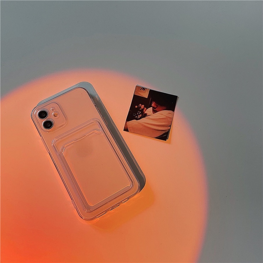 Ốp điện thoại thiết kế ngăn đựng thẻ thời trang cho Iphone 13 12 11 Pro Max 13 12 Mini SE2020 X XR Xs Max 8 7 6 6s Plus