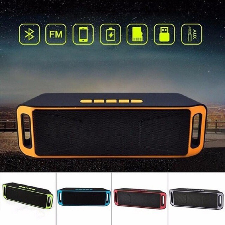 Loa Bluetooth Không Dây Nhập Khẩu Chính Hãng Mini Dual Loa Di Động Nhỏ Stereo Xe Hơi Loa Siêu Trầm Dùng Pin Cực Bền Bỉ