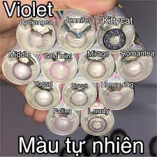 Lens Falling violet
