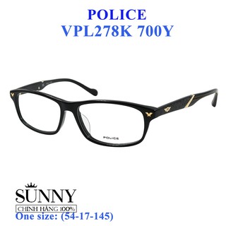 Gọng Kính Unisex Police VPL278K
