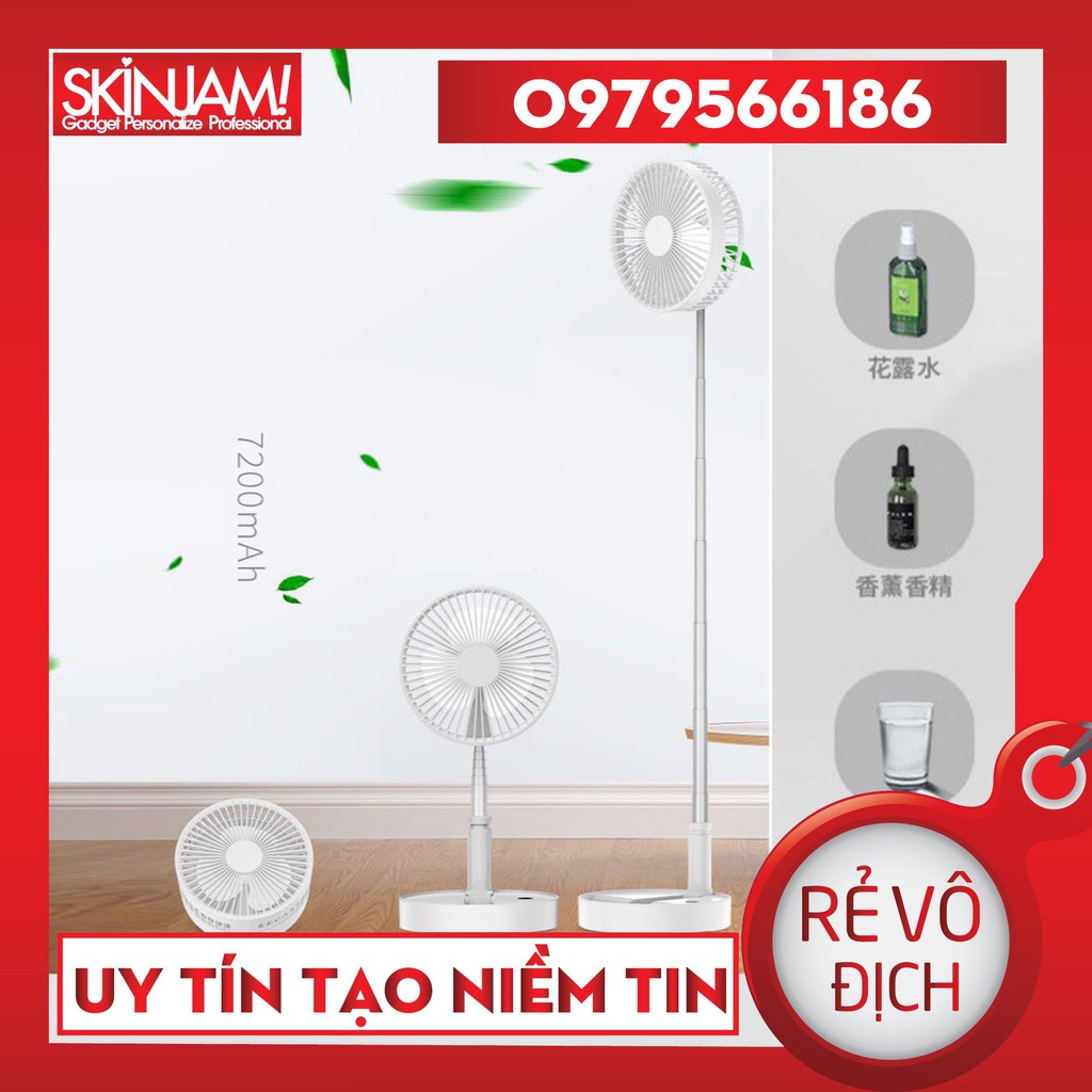 | Quạt REMAX 7200 mAh | Quạt Gập Remax N95 Có Thể Kéo Cao Hơn 1m. Dung lượng pin khủng 7200mah