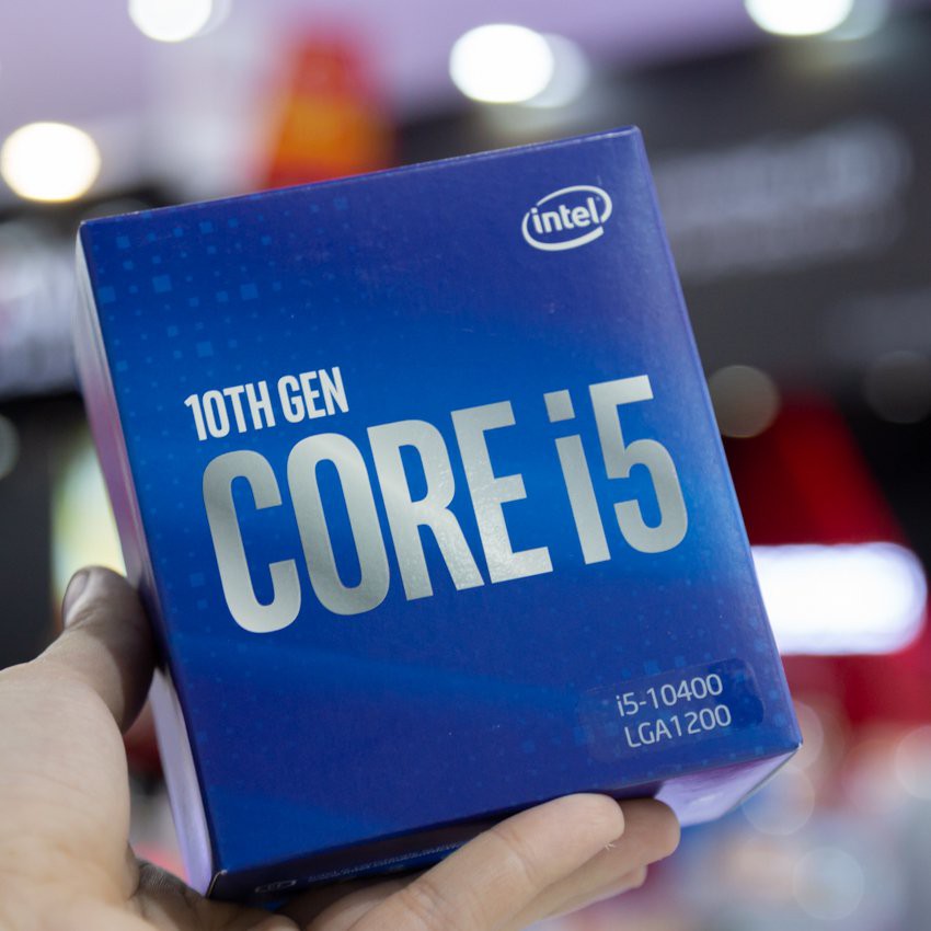 CPU Intel Core i5-10400 (2.9GHz turbo upto 4.3GHz, 6 nhân 12 luồng) NEW Full box - Chính hãng !
