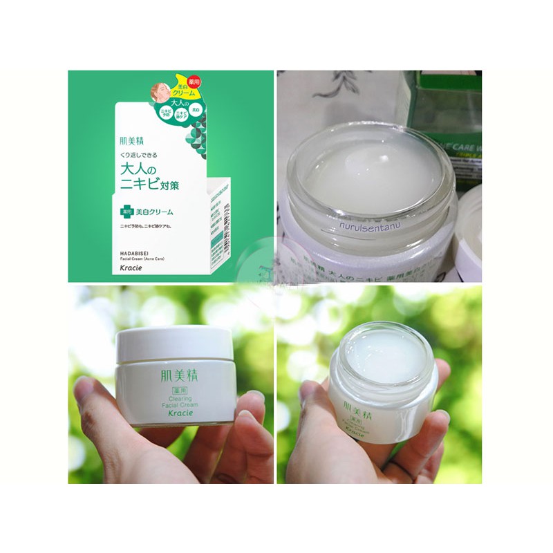 Kem dưỡng da mụn Kracie Hadabisei Facial Cream (Acne Care) _ SUIKA SHOP