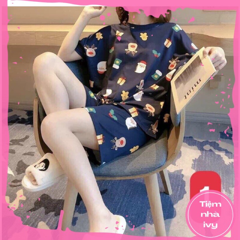 [CÓ ẢNH THẬT] Bộ Đồ Ngủ Nữ Siêu Hot Mùa Hè Cộc Tay Dễ Thương Chất Liệu Mềm Mịn, Thoáng Mát, Giá Rẻ | BigBuy360 - bigbuy360.vn