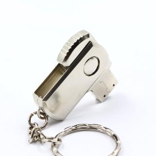 Silver High SpeedMetal USB 1GB-64GB Memory Drive with ​​Pendrive Gift